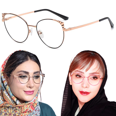 عینک طبی طرح آیسا 