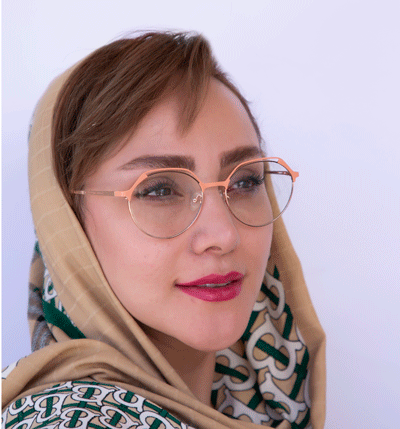 عینک طبی طرح سلینا 