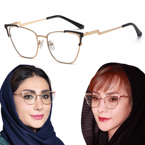 عینک طبی طرح ماهلی 